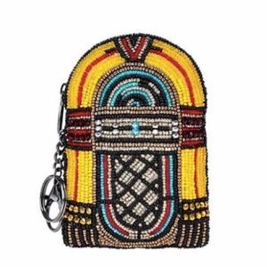 NWT Mary Frances Play A Tune Jukebox Coin Purse/Key Fob